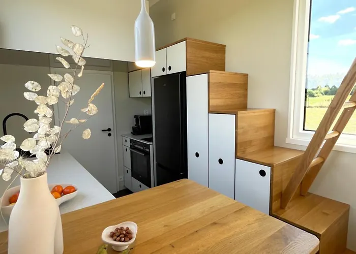 Tiny House Alpakablick - Inklusive Gratis Alpaka Meet & Greet *